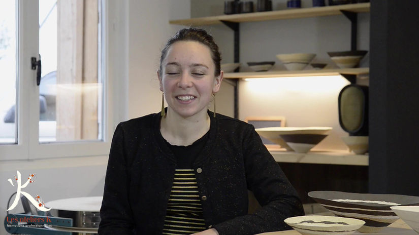 Témoignage de nos stagiaires, Lucie Crouan, céramiste.